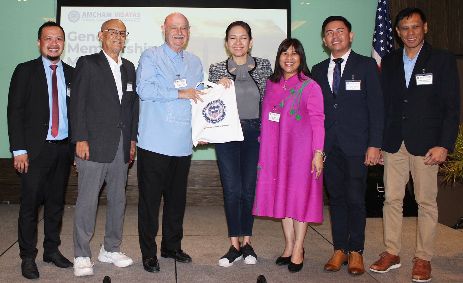 (FROM left) Cyril Natad, Roger Lim, Glenn Loop, Senator Risa Hontiveros, Jonah Lafuente,  Jomar Colao and Rodin Mangubat.